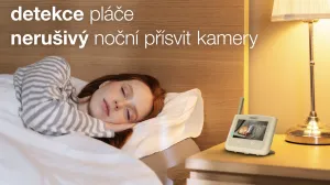 EVOLVEO dětská chůvička s nočním světlem a otočnou kamerou NL4