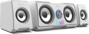 C-TECH reproduktory SPK-16, 2.2, RGB, bílá