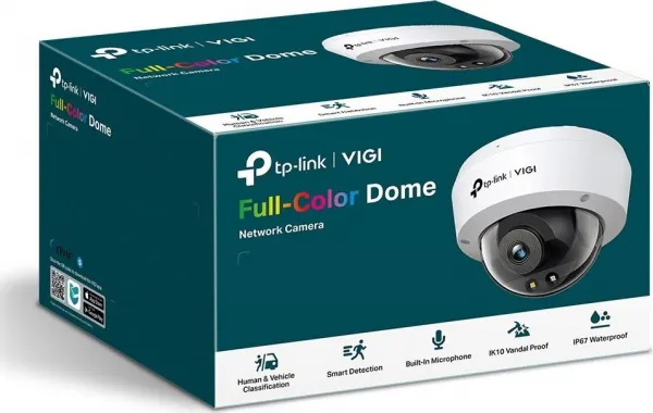 TP-Link VIGI C250(4mm) 5MP, Dome, PoE, IR 30m, Micro SD card