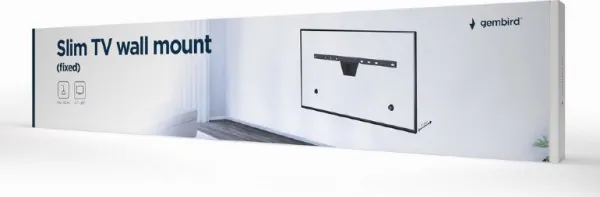 GEMBIRD Držák TV WM-S80F-01, 37"-80" (50kg), tenký, pevný