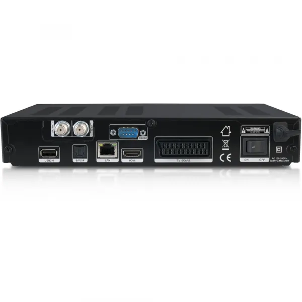 NoName AB-COM CryptoBox 750HD (sat.prijímač, 1xčítačka, 1xCI slot, VFD displej, HDMI, SCART, USB, LAN, H.265)