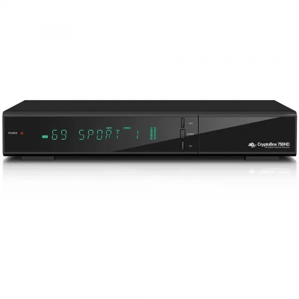 NoName AB-COM CryptoBox 750HD (sat.prijímač, 1xčítačka, 1xCI slot, VFD displej, HDMI, SCART, USB, LAN, H.265)