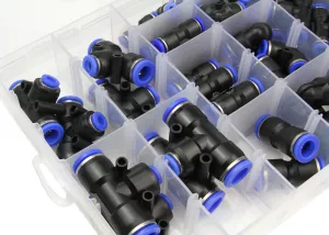 MARPOL SADA PNEUMATICKÝCH RÝCHLOKONEKTOROV 4-12mm 52KS.