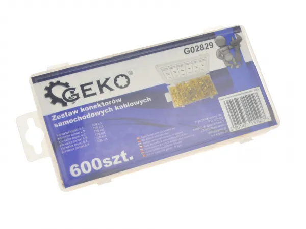 Geko Sada káblových konektorov pre auto 600ks
