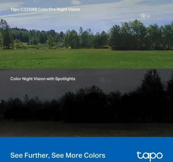 TP-Link Tapo C325WB venkovní-outdoor kamera, (4MP, 2K QHD 1520p, WiFi, micro SD card)