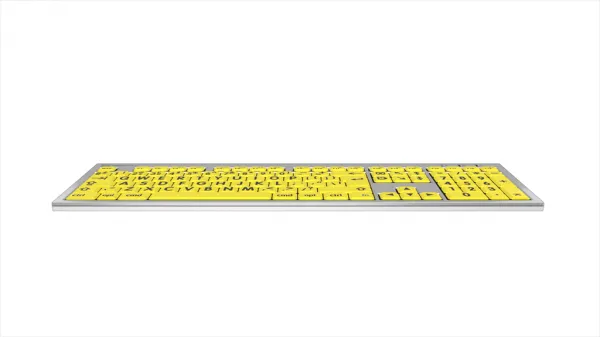 LogicKeyboard Logická klávesnica XLPrint ALBA Black on Yellow UK 19798
