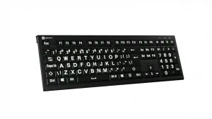 LogicKeyboard Logická klávesnica XLPrint ASTRA 2 PC White on Black UK 19801