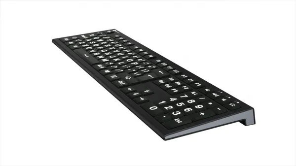 LogicKeyboard Logická klávesnica XLPrint ASTRA 2 PC White on Black UK 19801