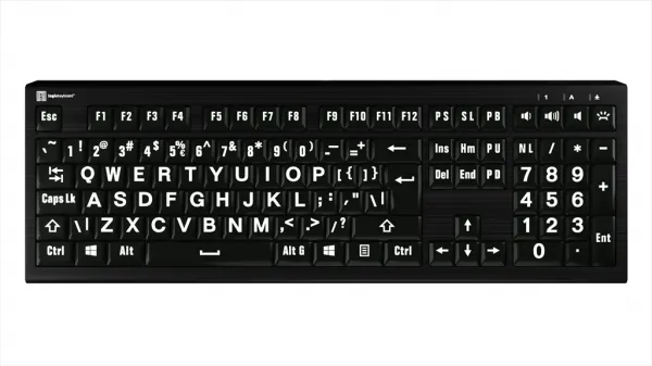 LogicKeyboard Logická klávesnica XLPrint ASTRA 2 PC White on Black UK 19801