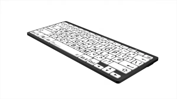 LogicKeyboard Logická klávesnica XLPrint Bluetooth Black on White UK PC 19803