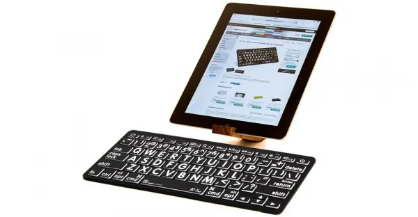 LogicKeyboard Logická klávesnica XLPrint Bluetooth White on Black UK 19806