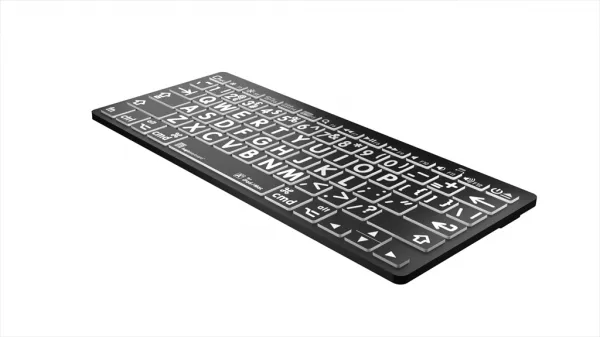 LogicKeyboard Logická klávesnica XLPrint Bluetooth White on Black UK 19806