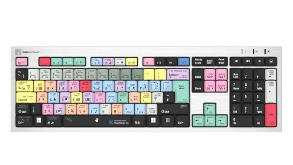 LogicKeyboard Logická klávesnica Adobe PhotoShop CC PC Slim Line UK 19779