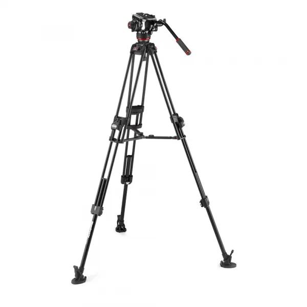 Manfrotto 504X & Alu Fast Twin Tripod 14959