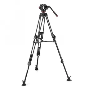 Manfrotto 504X & Alu Fast Twin Tripod 14959