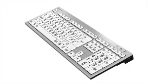 LogicKeyboard Logická klávesnica XLPrint PC Slim Line Black on White UK 19812