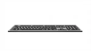 LogicKeyboard Logická klávesnica XLPrint PC Slim Line White on Black UK 19814