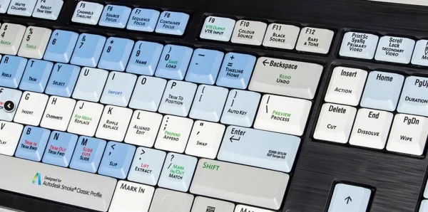 LogicKeyboard Logická klávesnica Autodesk Smoke Linux PC Nero Line UK 19703