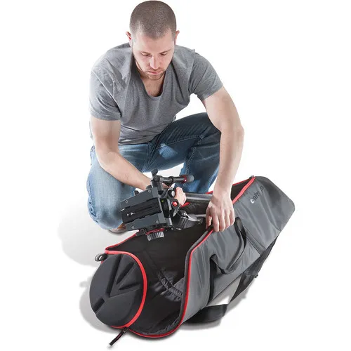 Manfrotto MBAG100PNHD taška na statív polstrovaná 100 cm (čierno-červené lemovanie) 17368