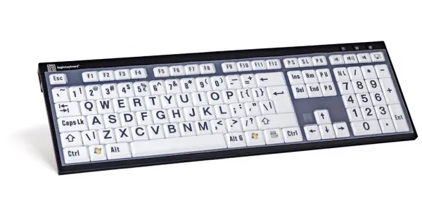 LogicKeyboard Logická klávesnica Clear Silicone Skin PC /ALBA 19791