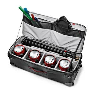 Manfrotto Pro-Light Rolling Lighting Gear Organizer LW-97W V2 (veľký, čierny) 17536