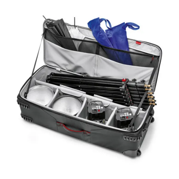 Manfrotto Pro-Light Rolling Lighting Gear Organizer LW-97W V2 (veľký, čierny) 17536