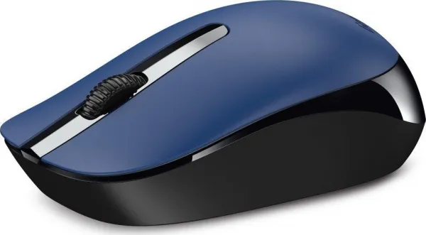 Genius Myš NX-7007, 1200DPI, 2.4 [GHz], optická, 3tl., bezdrátová USB, černo-modrá, AA