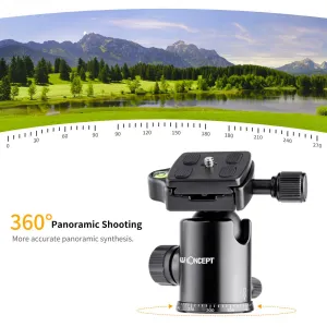 K&F Concept SA284C1 Súprava statívu/monopodu z uhlíkových vlákien s guľovou hlavou 22916