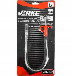 VERKE Magnetický vyťahovák s LED svetlom 3v1