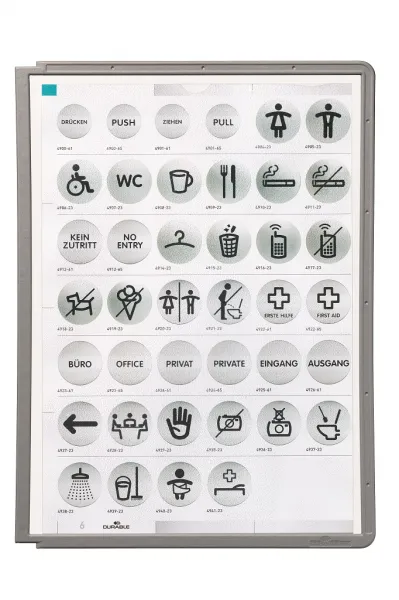 Durable Katalógový panel SHERPA A4 grafitová