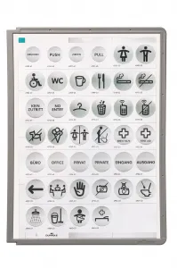 Durable Katalógový panel SHERPA A4 grafitová