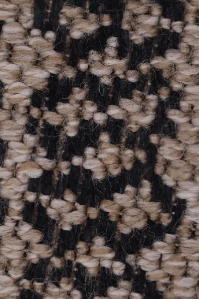 Koberec Indiana 08894A JUTE / BLACK kruh