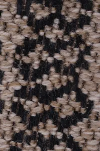 Koberec Indiana 08894A JUTE / BLACK kruh