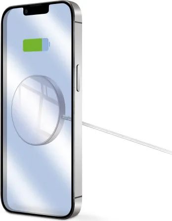 ALIGATOR bezdrátová nabíječka ALIGATOR Mag-Pad, určeno pro MagSafe, 15W, bílá