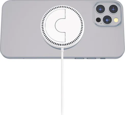 ALIGATOR bezdrátová nabíječka ALIGATOR Mag-Pad, určeno pro MagSafe, 15W, bílá