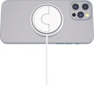 ALIGATOR bezdrátová nabíječka ALIGATOR Mag-Pad, určeno pro MagSafe, 15W, bílá