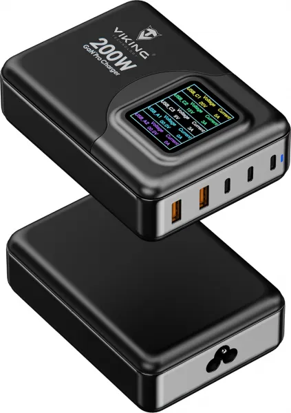 Viking nabíječka USB GaN 200W PD Pro