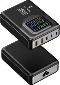 Viking nabíječka USB GaN 200W PD Pro