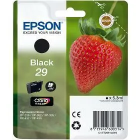 EPSON T2981 (C13T29814012), originálna cartridge, čierna, 5,3ml, Pre tlačiareň: Epson Expression Home XP-235, Epson Expression Home XP-332, Epson