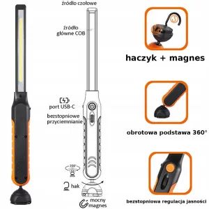 Dielenská lampa LED 100 LM 2600mAh Verke premium