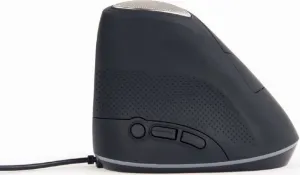 Myš GEMBIRD MUS-ERGO-03, ergonomická, černá, USB