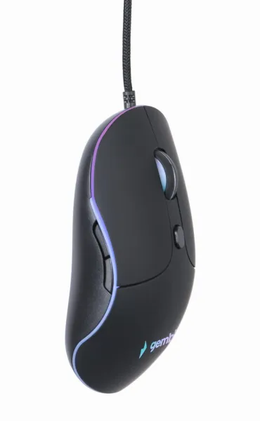 Myš GEMBIRD MUS-UL-02, podsvícená, černá, 2400DPI,  USB