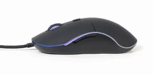 Myš GEMBIRD MUS-UL-02, podsvícená, černá, 2400DPI,  USB