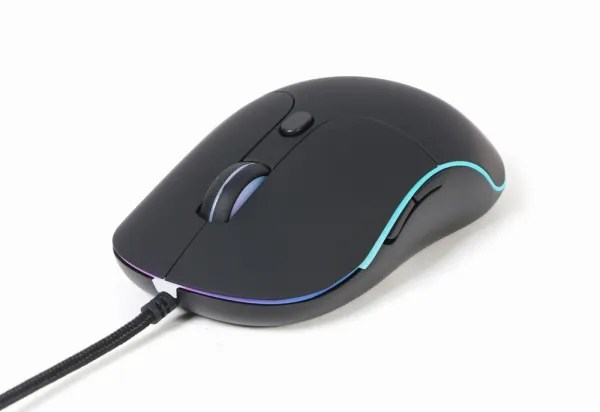 Myš GEMBIRD MUS-UL-02, podsvícená, černá, 2400DPI,  USB
