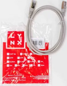 LYNX CS LYNX patch kabel Cat5E, FTP - 3m, šedý