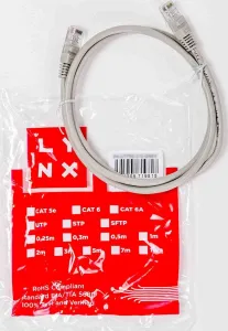 LYNX CS LYNX patch kabel Cat5E, UTP - 5m, šedý