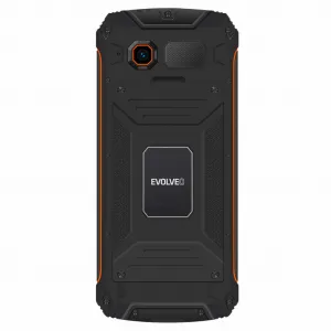 EVOLVEO StrongPhone Z6, vodotěsný odolný Dual SIM telefon, černo-oranžová