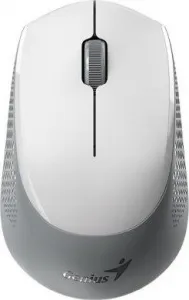 Genius Myš NX-8000S BT, 1200DPI, Bluetooth a 2,4GHz, optická, 3tl., bezdrátová, bílo-šedá, Blue-Eye senzor, symetrická