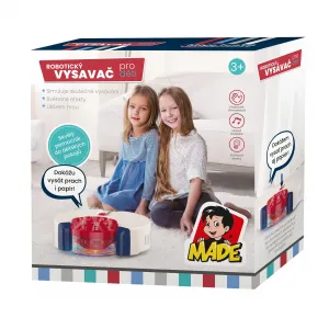 MADE - Vysávač, robotický, svetlo, zvuk