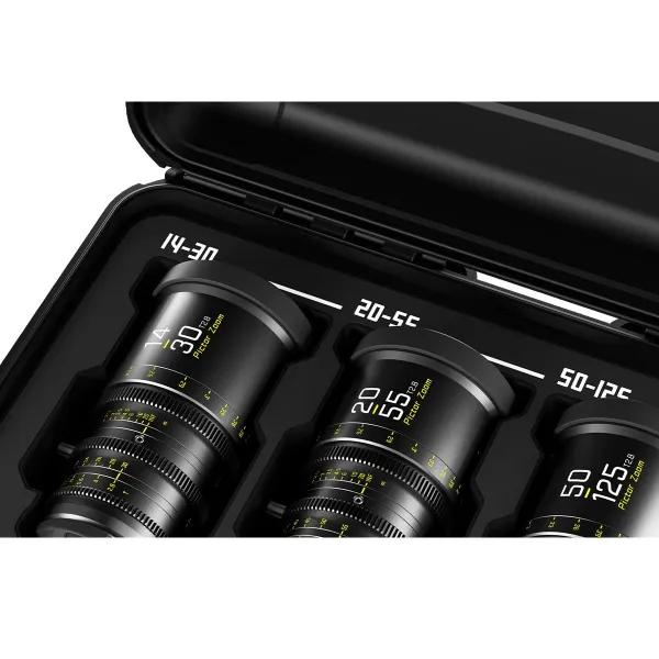 DZO Optics Súprava 3 šošoviek DZOFILM Pictor Zoom (14-30/20-55/50-125, T2.8) (čierna) 19249